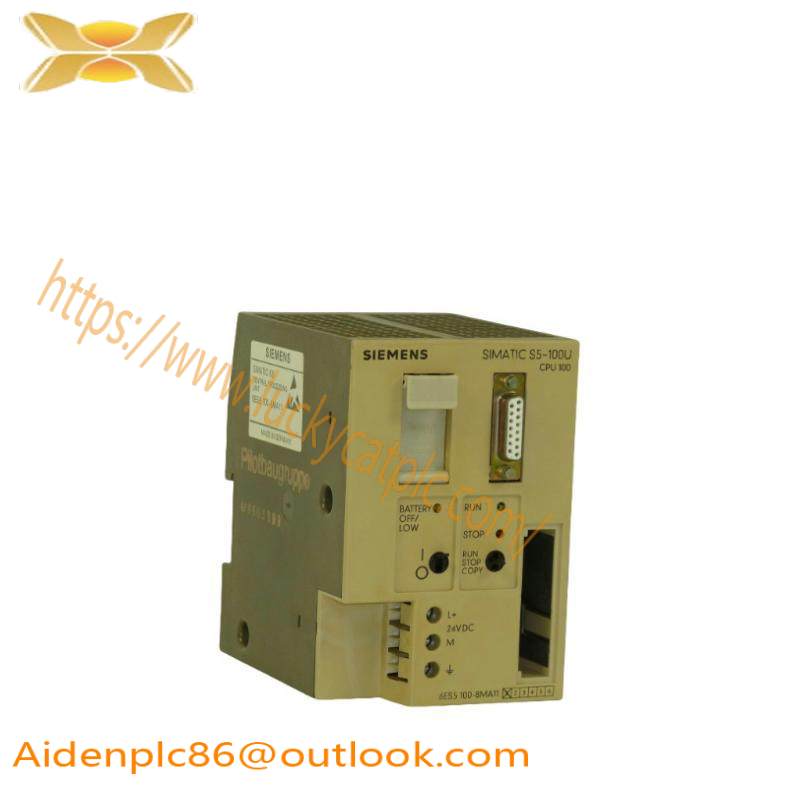 SIEMENS 6ES5100-8MA11 CPU 100 Processor Module