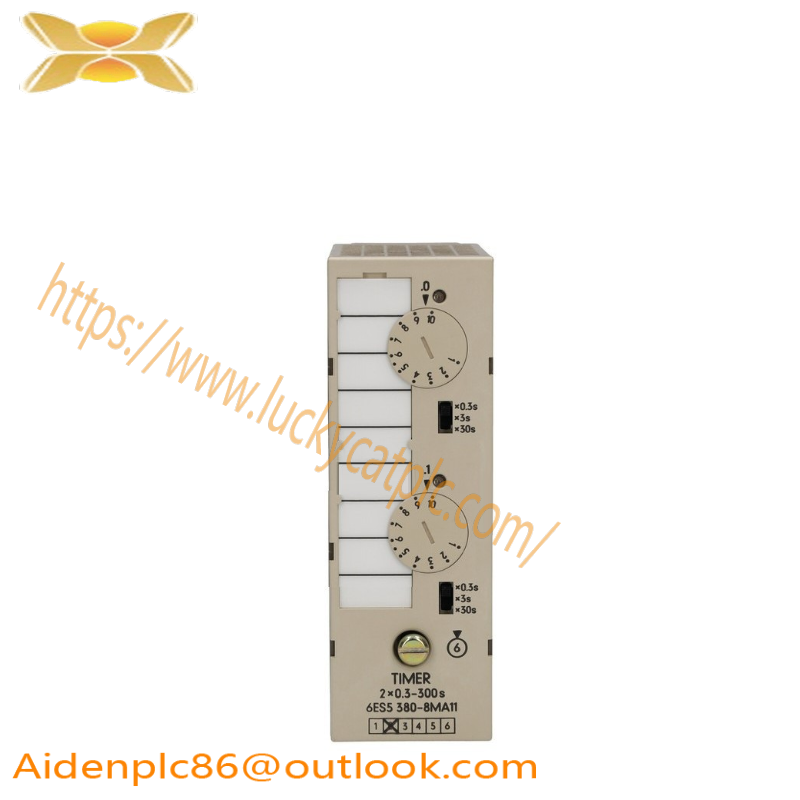 SIEMENS 6ES5380-8MA11 Timer Module