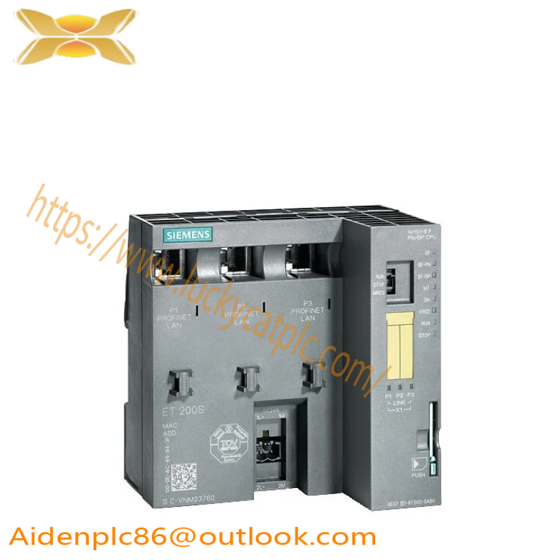 SIEMENS 6ES7151-8FB01-0AB0 ET 200S, IM151-8F PN/DP CPU
