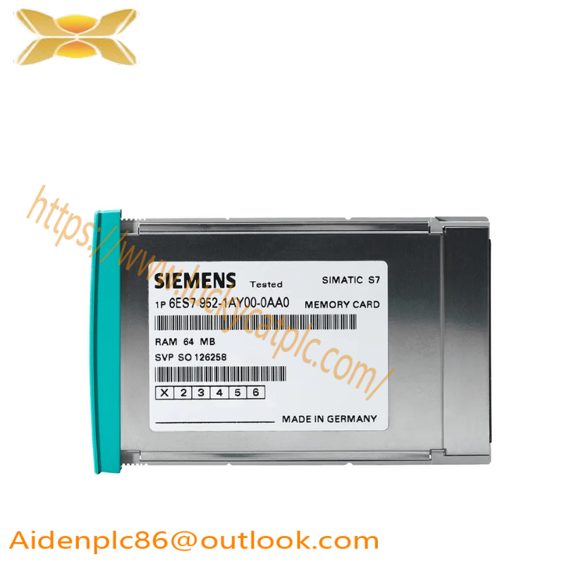 SIEMENS 6ES7952-0KF00-0AA0 SIMATIC S7, MEMORY CARD