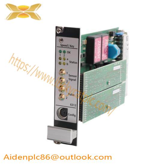 A6312  Emerson  Dual Channel Speed/ Key Monitor