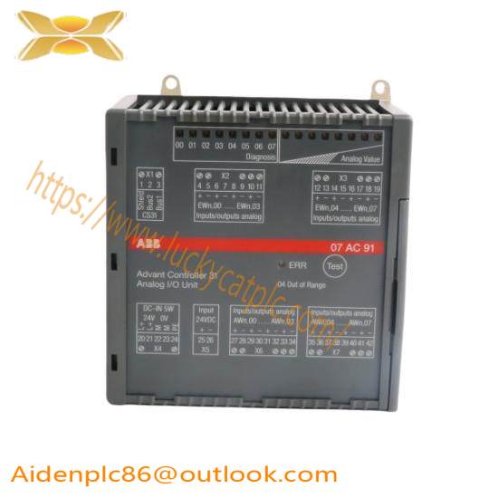 ABB 07AC91 GJR5252300R0101  Analog I/O Unit