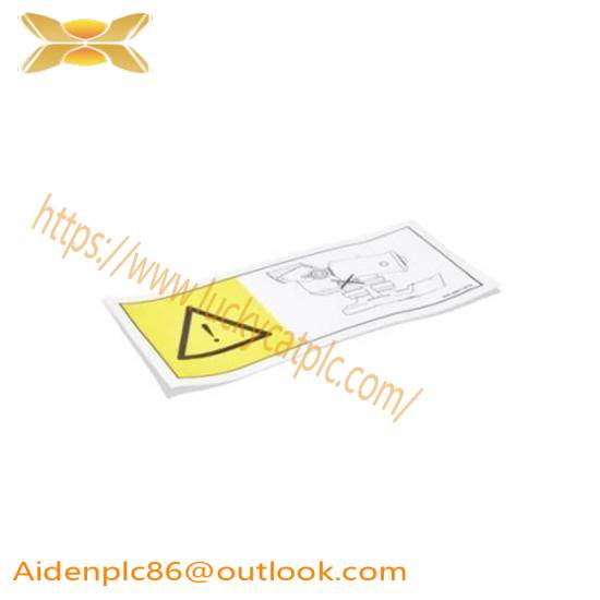 ABB 3HAC020611-001 Warning label robotic parts