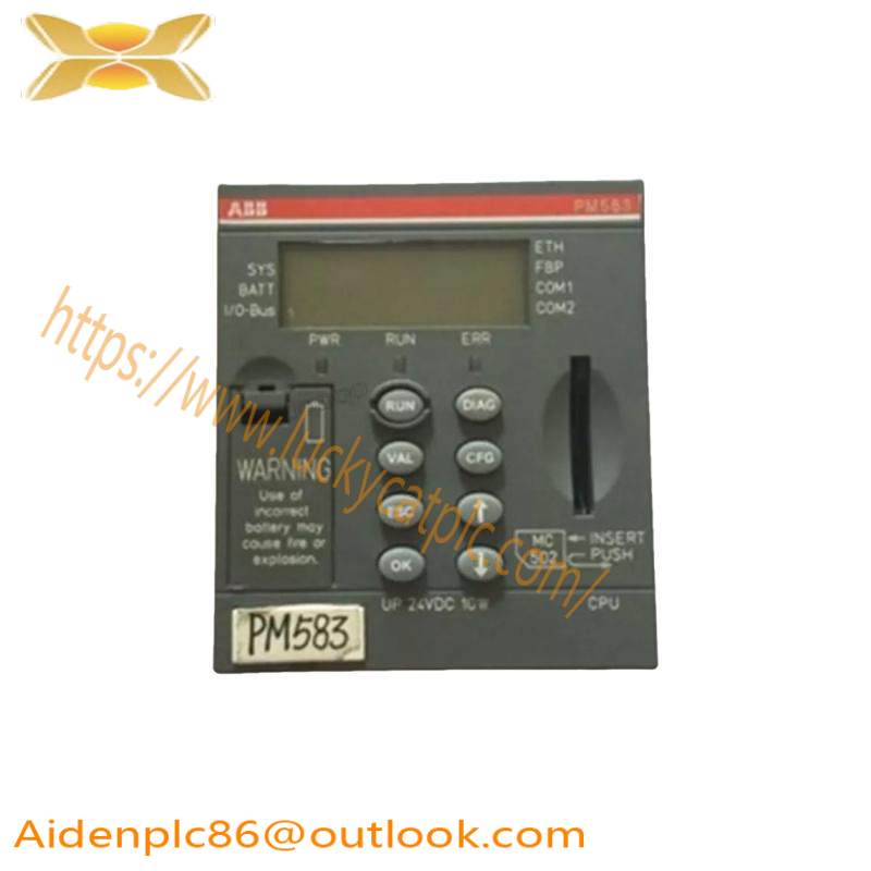 ABB AC500 CPU PM583-ETH High performance modular