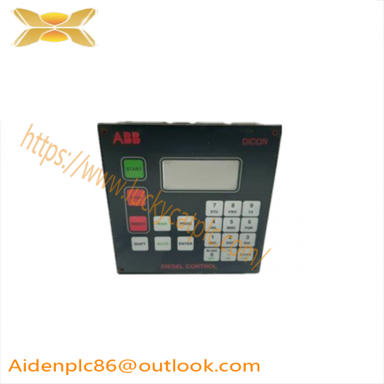 ABB CMA112 Diesel Control Display Panel