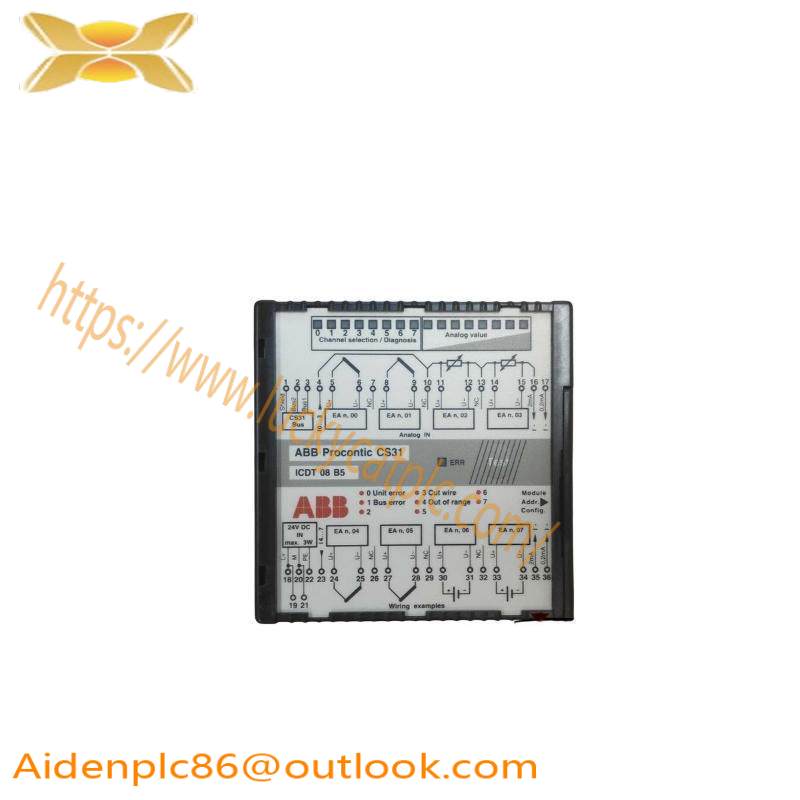 ABB CS31 ICDT08B5 GJR5251600R0101 Anolog Input Module