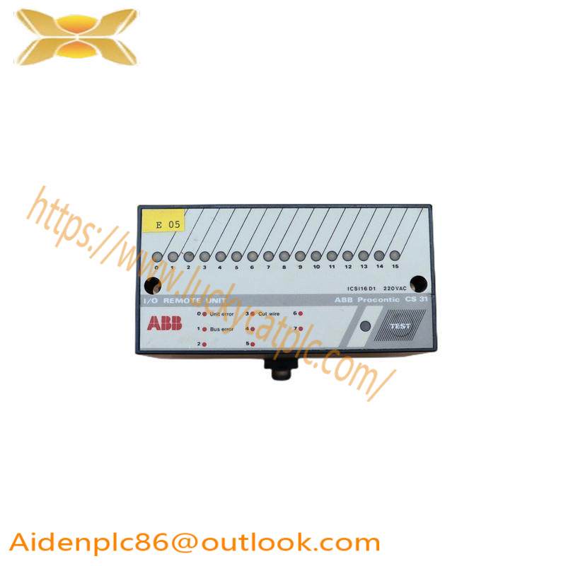 ABB ICSI16D1 I/O REMOTE UNIT PROCONTIC