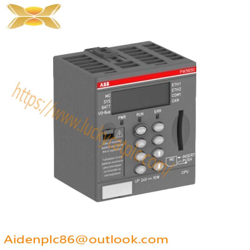 ABB PM5650-2ETH Central Processing Unit Module