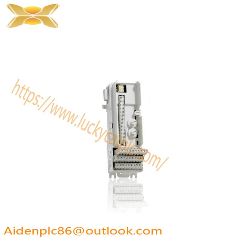 ABB TU810V1 3SBE013230R1 Compact Module Termination Unit 2x8 signal terminals.