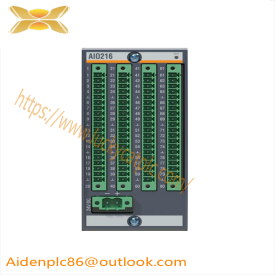 Bachmann AIO216 Universal Analog Input/Output Module