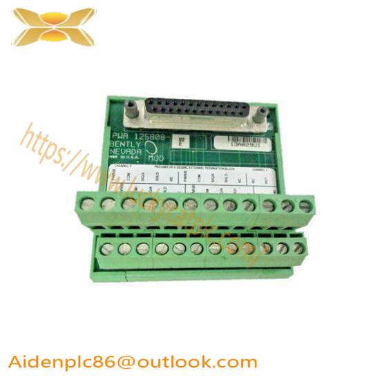 BENTLY NEVADA 125808-02A Terminal Block Board