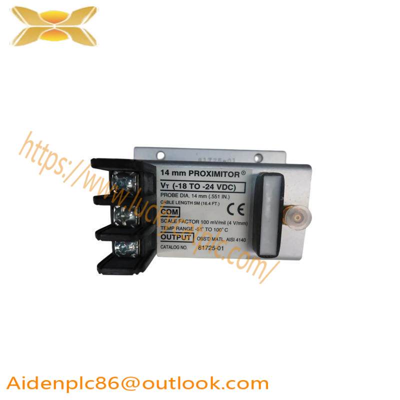 Bently Nevada 81725-01 PROXIMITOR SENSOR