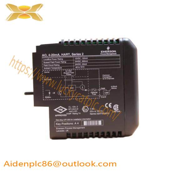 Emerson DeltaV VE4005S2B1 Analog Output Card
