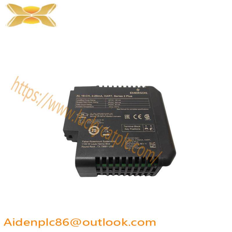 Emerson KC3010X1-BA1 12P6762X062 Traditional I/O