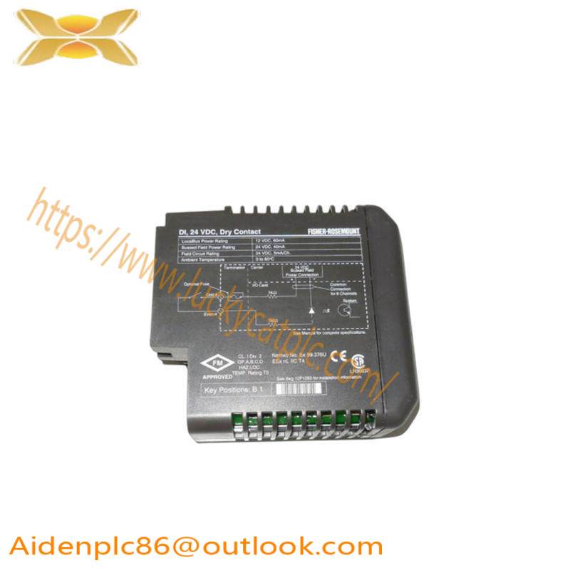 Emerson KJ3001X1-BB1 12P0550X132 VE4001S2T2 Contact Card