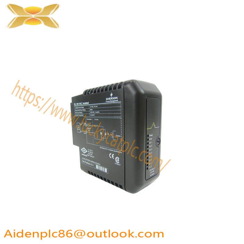 Emerson KJ3001X1-CA1 12P1980X062 DISCRETE INPUT MODULE