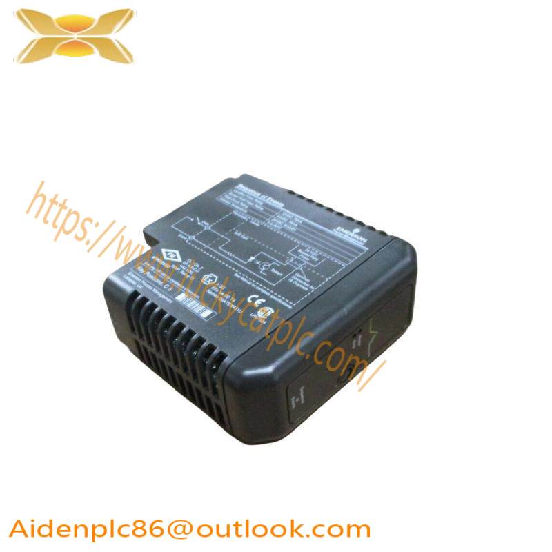 EMERSON KJ3008X1-BA1 Sequence of Events Module 12P2293X052 Rev. F Used 