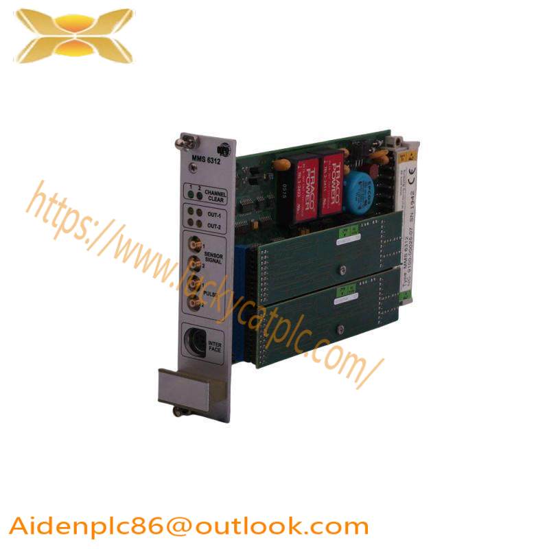 Emerson MMS6312 Dual Channel Rotational Speed Monitor