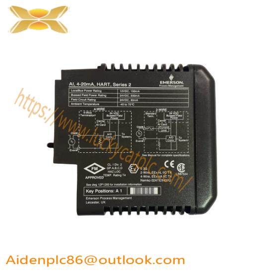 Emerson VE4003S2B2 DeltaV Analog Input Module