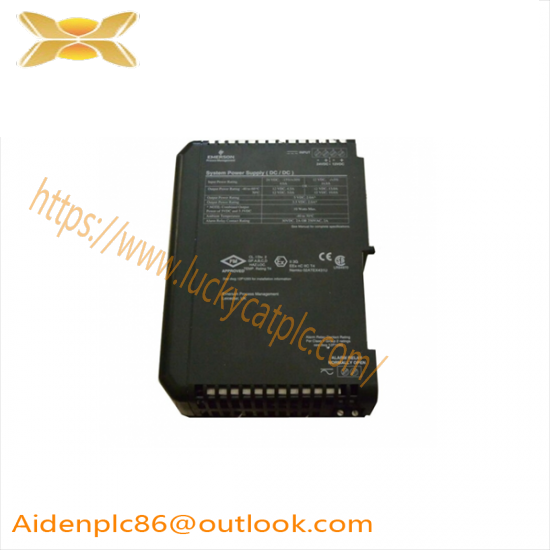 EMERSON VE4015 Pulse Count Input Card