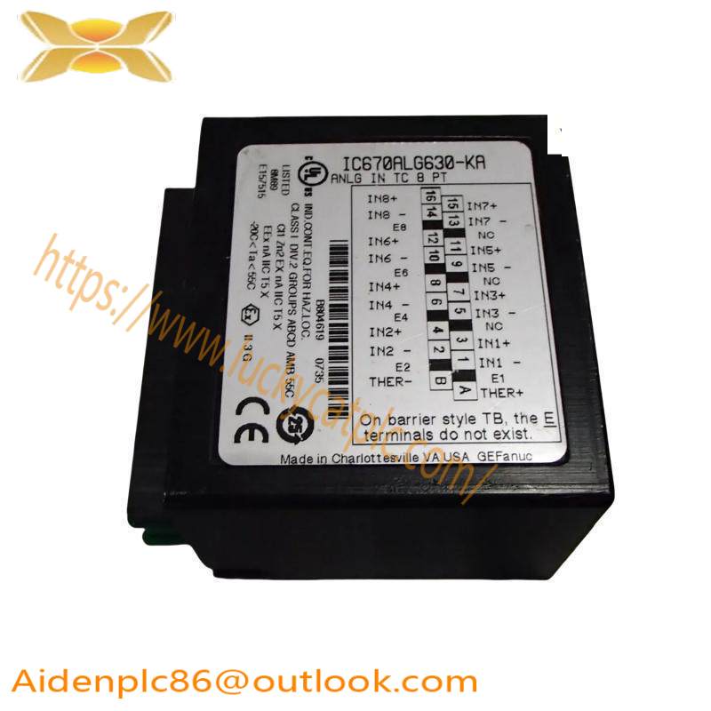 GE Fanuc IC670ALG630 Analog Input PLC Module