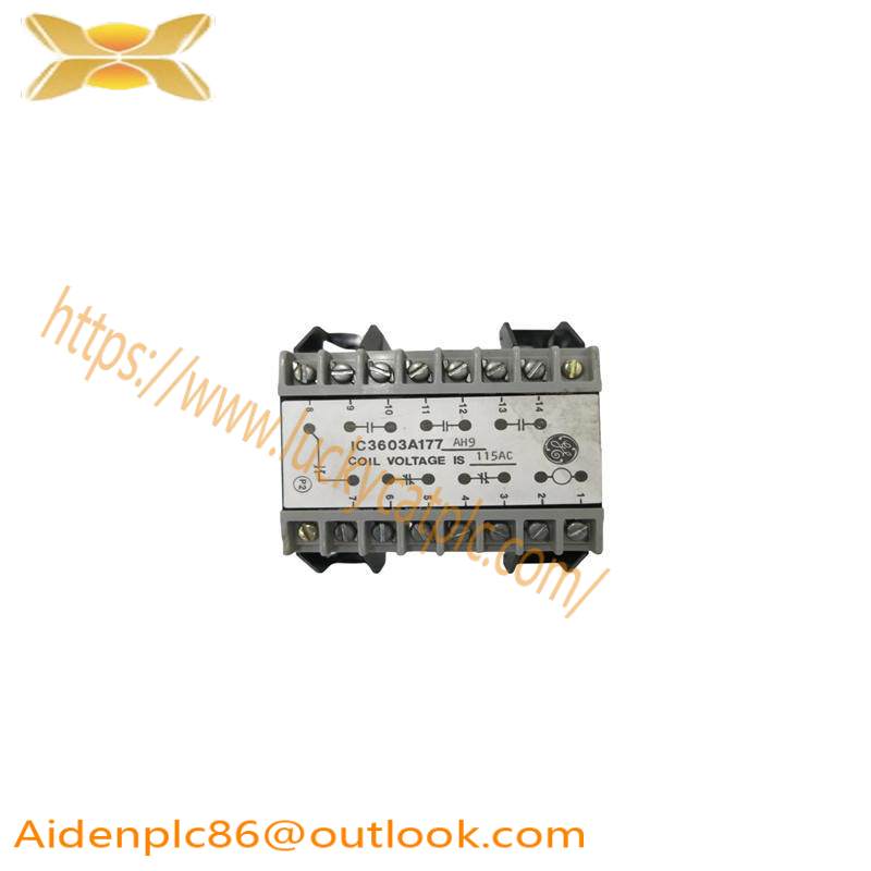 GE IC3603A177 RELAY MODULE