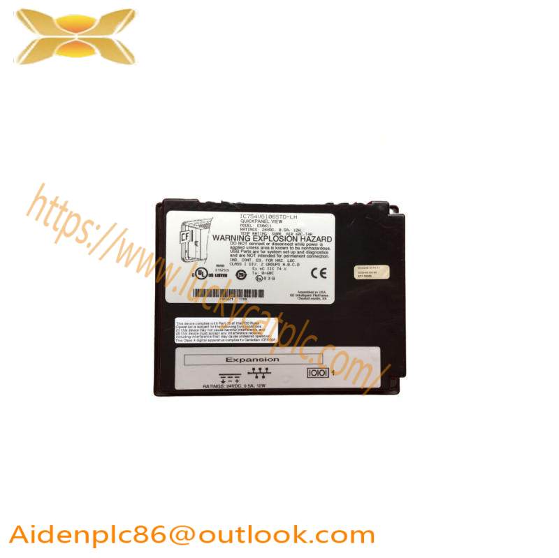 GE IC754VGI06STD OPERATOR INTERFACE