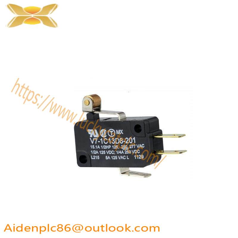 HONEYWELL V7-1C13D8-201 SPDT Roller Lever Microswitch 15 A, V7 Series