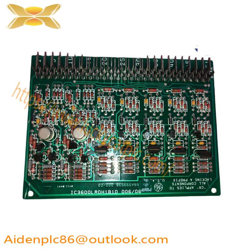GE IC3600LRDH1B1D Relay Driver card