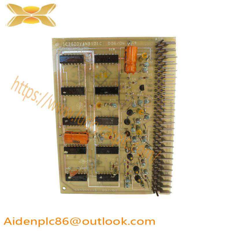 GE IC3600VANB1D1C Control PLC Annunciator Board