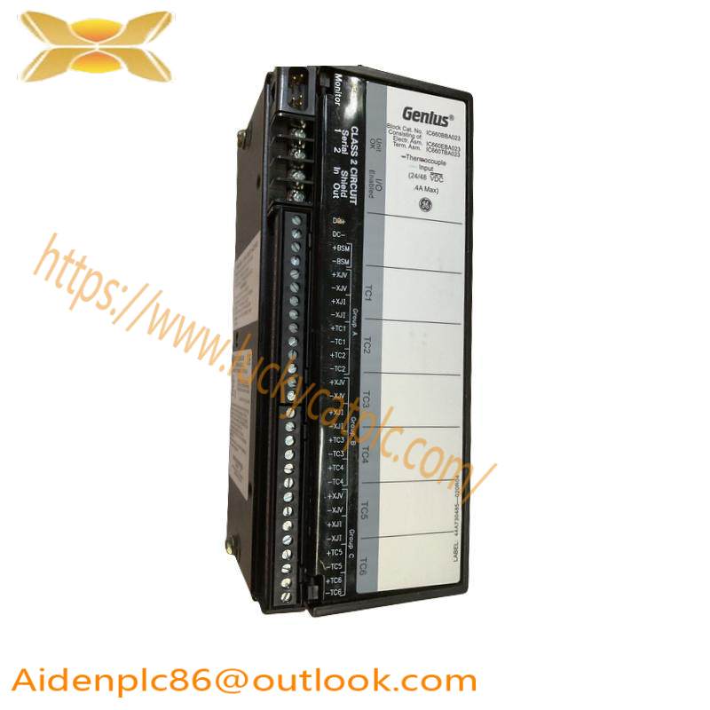 GE Fanuc IC660BBA023 I-O Thermocouple Input Block