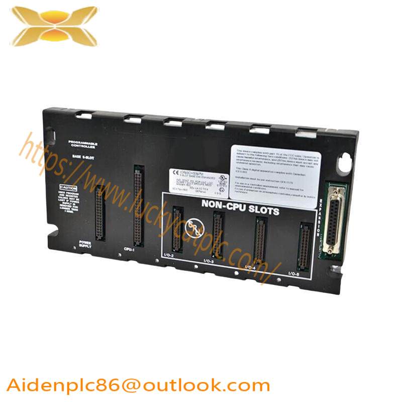 GE IC693CHS397 5-slot modular CPU baseplate