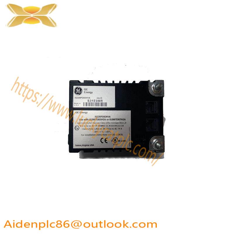 GE IS220PDIOH1A, REV D Boards & Turbine Control