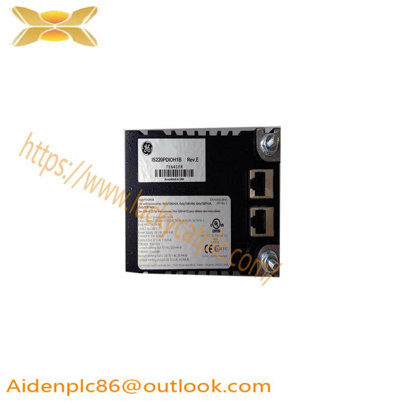 GE IS220PGENH1A, REV E Boards & Turbine Control