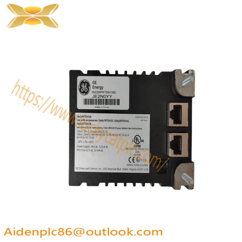 GE IS220PRTDH1B RTD I/O module