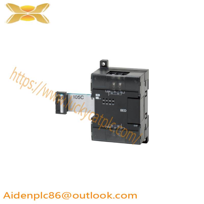 OMRON CP1W-8ER I/O expansion unit, 4 x thermocouple inputs type J, K
