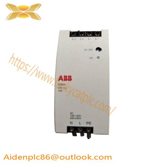 SD833 3BSC610066R1  Power Supply  ABB