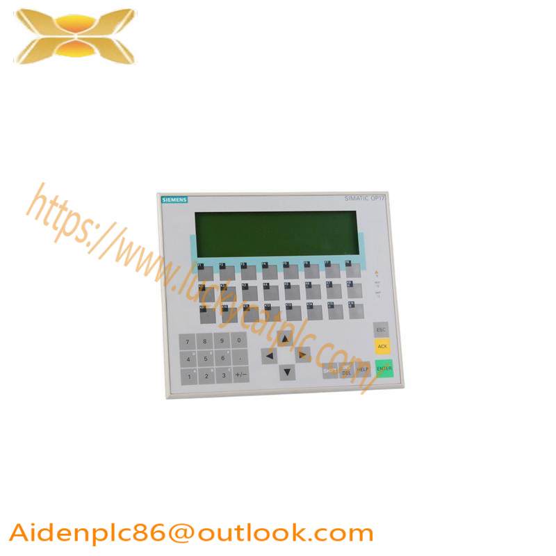 SIEMENS 6AV3617-1JC20-0AX1 OPERATOR INTERFACE