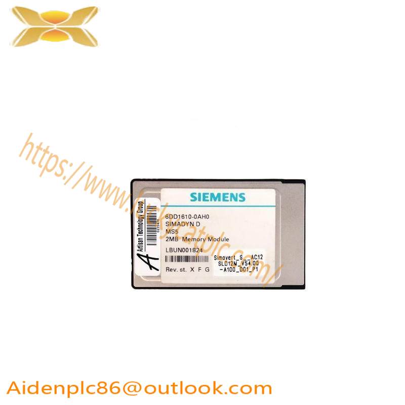 SIEMENS 6DD1610-0AH0 SIMADYN D Memory Submodule