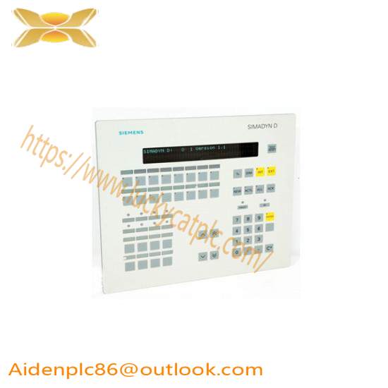 SIEMENS 6DD1670-0AF0 Operator Panel