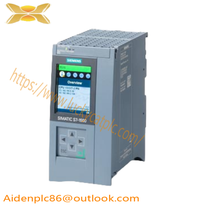 SIEMENS 6ES7515-2TN03-0AB0 central processing unit with 1.5 MB work memory.