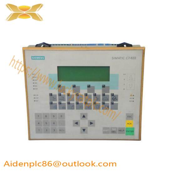 SIEMENS 6ES7633-2BF02-0AE3 C7-633DP Compact Display & Control Unit