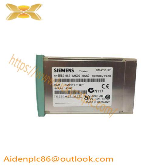SIEMENS 6ES7952-1AK00-0AA0 RAM Memory Card