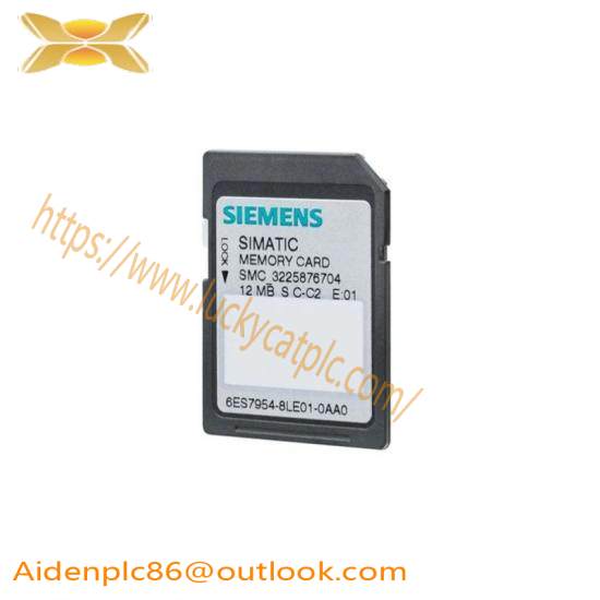 SIEMENS 6ES7954-8LB01-0AA0 MEMORY CARD