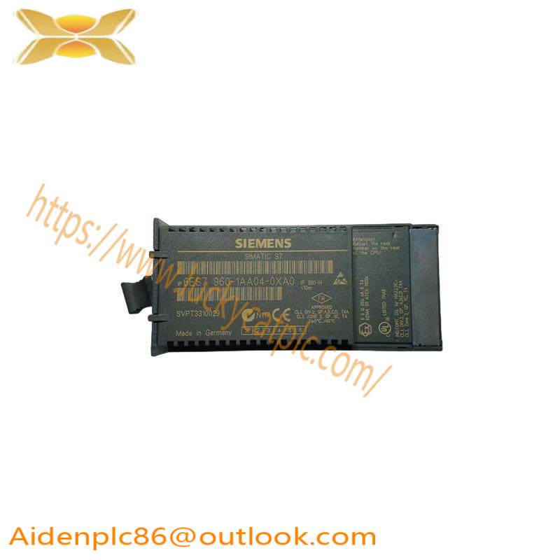 SIEMENS 6ES7960-1AA04-0XA0 SYNCHRONIZATION MODULE