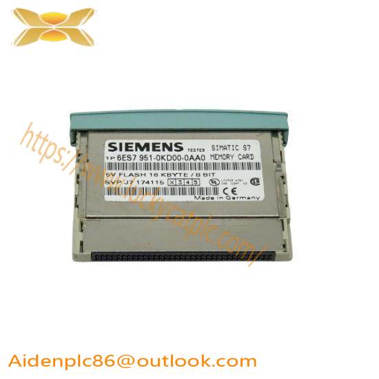 Siemens 6ES7 951-0KD00-0AA0  Flash Memory Module
