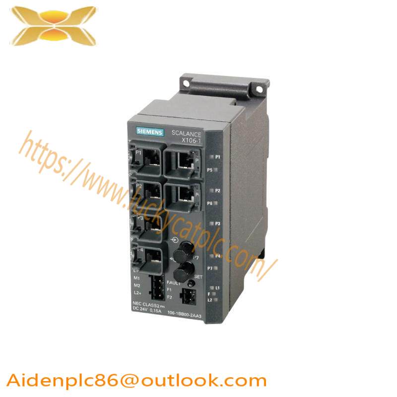 SIEMENS 6GK5106-1BB00-2AA3 Ethernet Switch Scalance