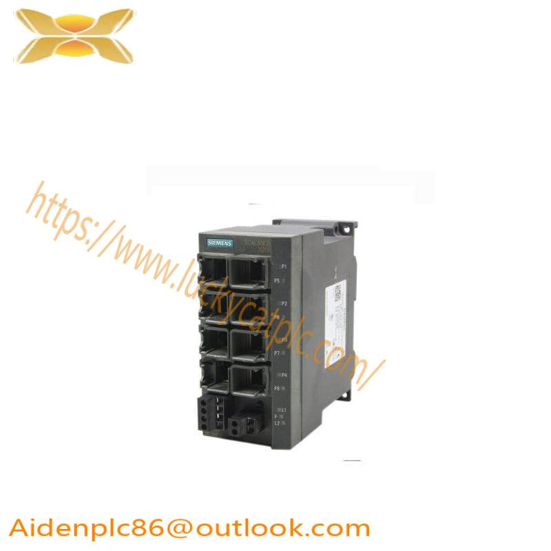SIEMENS 6GK5208-0BA00-2AA3 Simatic PLC - SCALANCE X208 MANAGED IE SWITCH 8