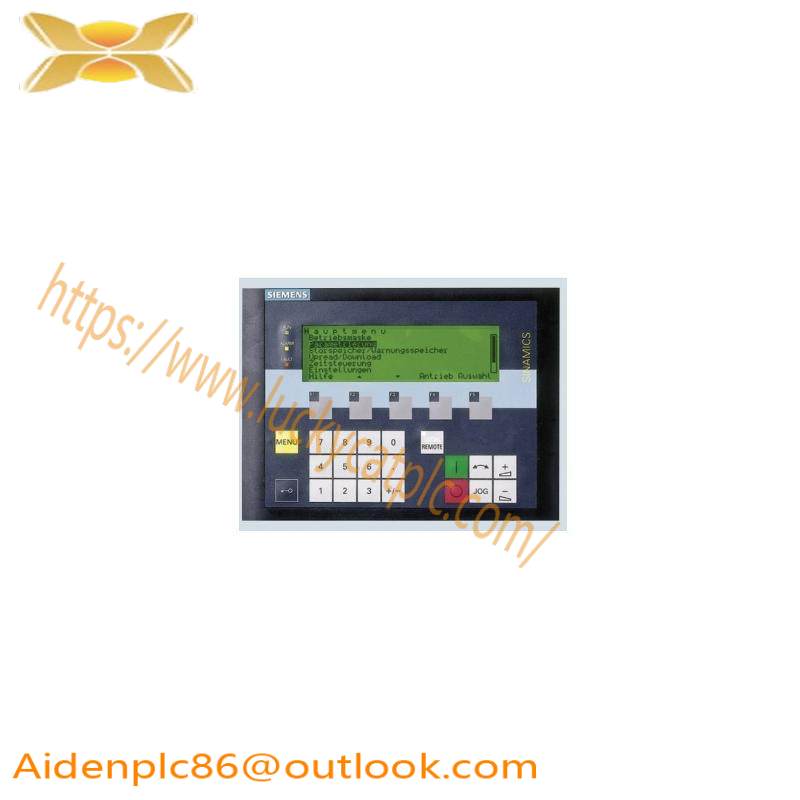 SIEMENS 6SL3055-0AA00-4CA5 SINAMICS operator panel