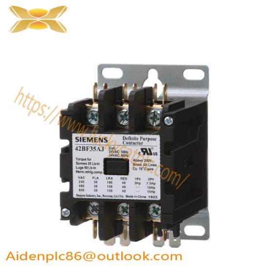 Siemens Furnas 42BF35AF Definite Purpose Contactor
